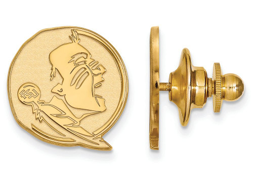 Logoart Sterling Silver Gp Florida State University Lapel Pin GP051FSUAE