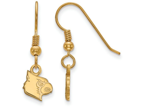 Logoart Sterling Silver Gp University Of Louisville Extra Small Dangle Earrings GP043ULAE