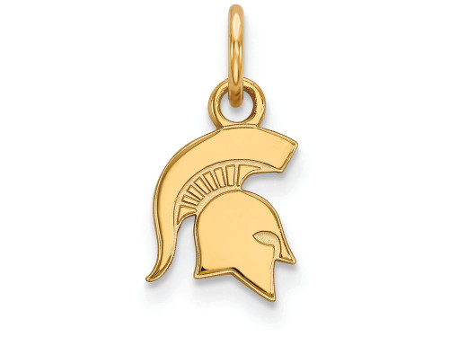 Logoart Sterling Silver Gp Michigan State University Extra Small Pendant GP043MISAE