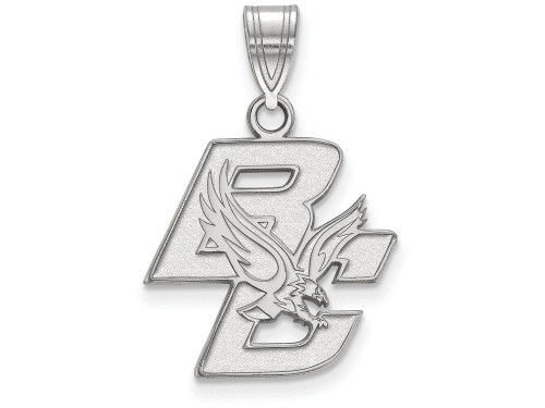 Logoart Sterling Silver Boston College Medium Pendant SS011BOCT