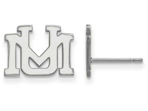 LogoArt Sterling Silver University Of Montana Xs Post Earrings SS007UMTT