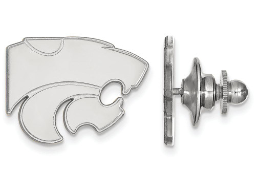 LogoArt Sterling Silver Kansas State University Lapel Pin SS011KSUT