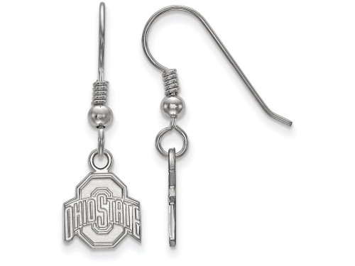 LogoArt Sterling Silver Ohio State University Xs Dangle Earrings Wire SS006OSUT