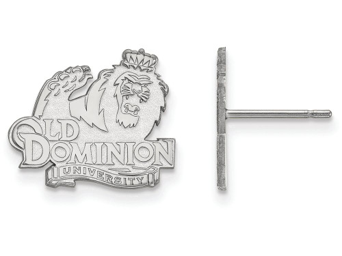 LogoArt Sterling Silver Old Dominion University Small Post Earrings SS008ODUT