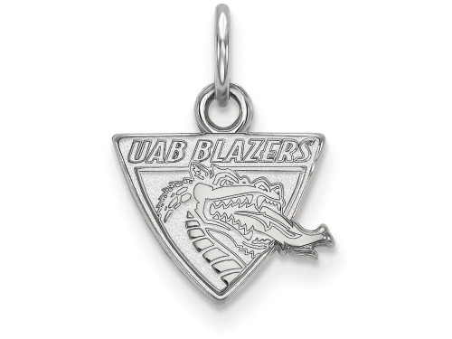 LogoArt Sterling Silver University Of Alabama At Birmingham Xs Pendant Necklace SS008UABT