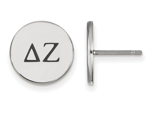 LogoArt Sterling Silver Delta Zeta Enameled Post Earrings SS033DZT