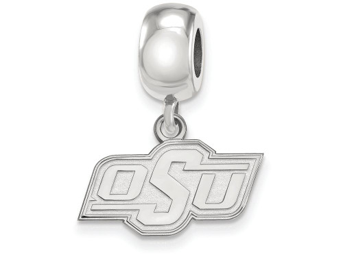 LogoArt Sterling Silver Oklahoma State University Bead Charm Charm Xs Dangle Bead Charm SS034OKST