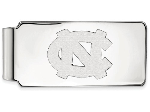 Logoart Sterling Silver University Of North Carolina Money Clip SS022UNCT