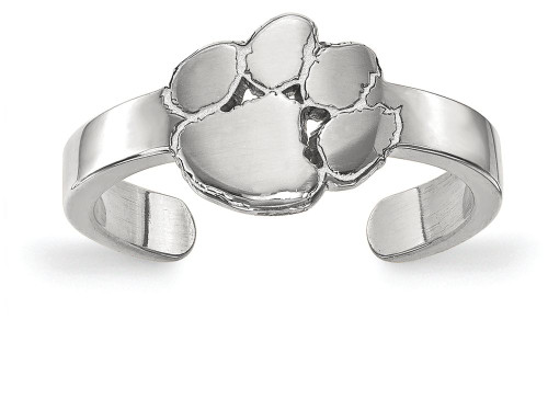 LogoArt Sterling Silver Clemson University Toe Ring SS029CUT