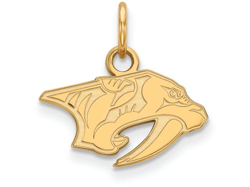 Logoart Sterling Silver Gp Nashville Predators Extra Small Pendant GP016PREAE