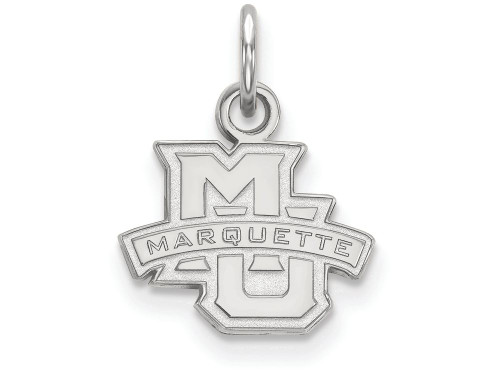 LogoArt Sterling Silver Marquette University Xs Pendant Necklace SS001MART