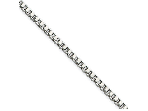 Chisel Stainless Steel 2.0mm 20in Box Chain Necklace SRN66320Y