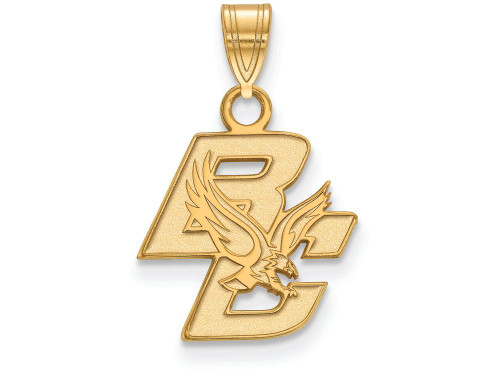 Logoart Sterling Silver Gp Boston College Small Pendant GP001BOCAE