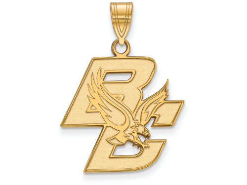 Logoart Sterling Silver Gp Boston College Large Pendant GP002BOCAE