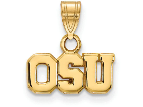 14k Yellow Gold Logoart Ohio State University Small Pendant - 4Y081OSUA