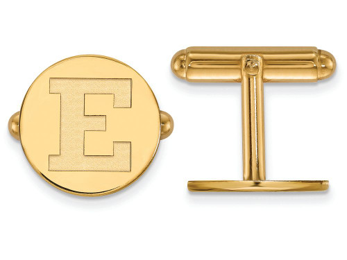 14k Yellow Gold Logoart Eastern Michigan University Cuff Links