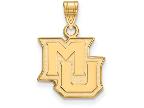 14k Yellow Gold Logoart Marquette University Small Pendant