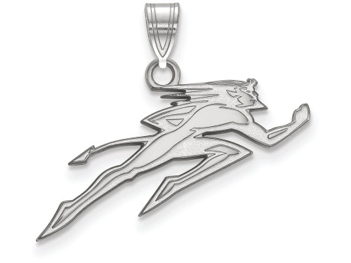 14k White Gold Logoart Depaul University Small Pendant - 4W012DPUB