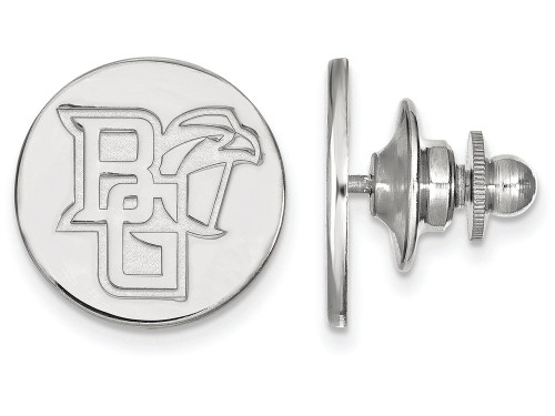 14k White Gold Logoart Bowling Green State University Lapel Pin