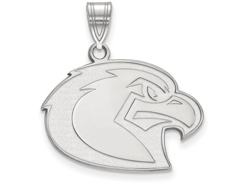 10k White Gold Logoart Marquette University Large Pendant