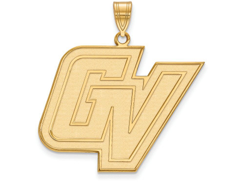 10k Yellow Gold Logoart Grand Valley State Extra Large Pendant