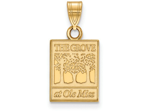 10k Yellow Gold Logoart University Of Mississippi Small Pendant - 1Y061UMSW