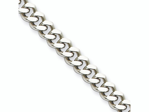 Chisel Stainless Steel 6mm Curb Chain Necklace 20 inches SRN226Y