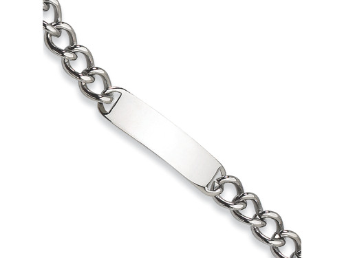 Chisel Stainless Steel Polished ID Bracelet 8.5 inches SRB224Y