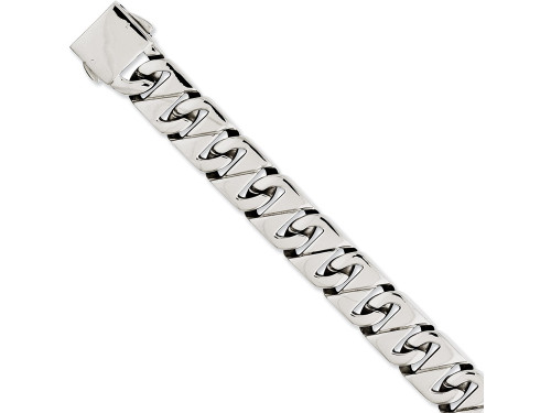 Chisel Stainless Steel Polished Fancy Link 8.5in Bracelet SRB104785Y