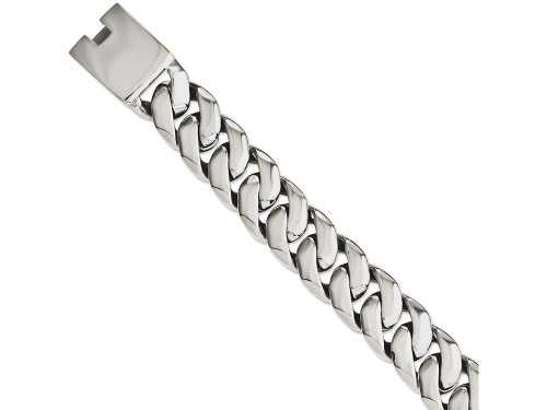 Chisel Stainless Steel Polished 9in Bracelet SRB10509Y