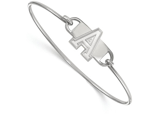 Logoart Sterling Silver U.s. Military Academy Small Center Wire Bangle SS015USMA6T