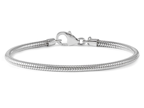 Reflections Sterling Silver Lobster Clasp Bead Bracelet 8 inches QRS9848T