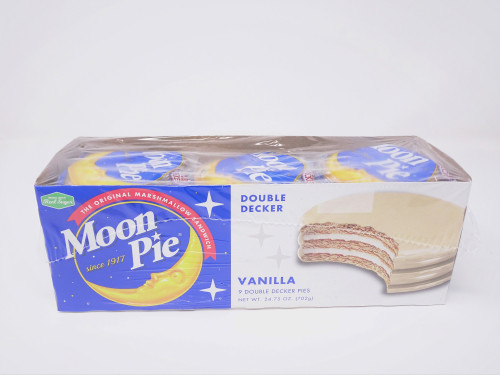 11.25" White Moon Pie Double Decker Vanilla Marshmallow Sandwich