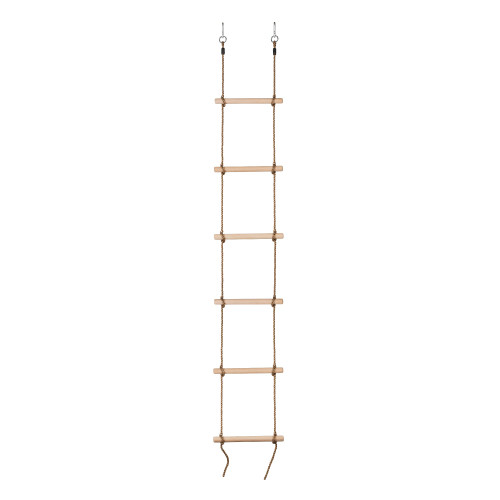 96" Brown and Beige Outdoor Gymnastic Climbing Rope Ladder