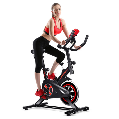 Costway Indoor Cycling Exercise Bike Gym Trainer Fitness