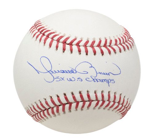 Mariano Rivera Signed New York Yankees MLB Baseball 5x WS Champs JSA