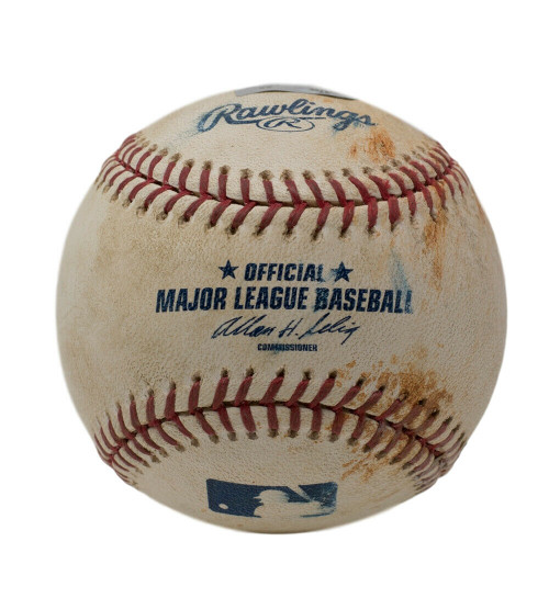 2008 Phillies Game Used Baseball Vs Pittsburgh Pirates MLB Holo