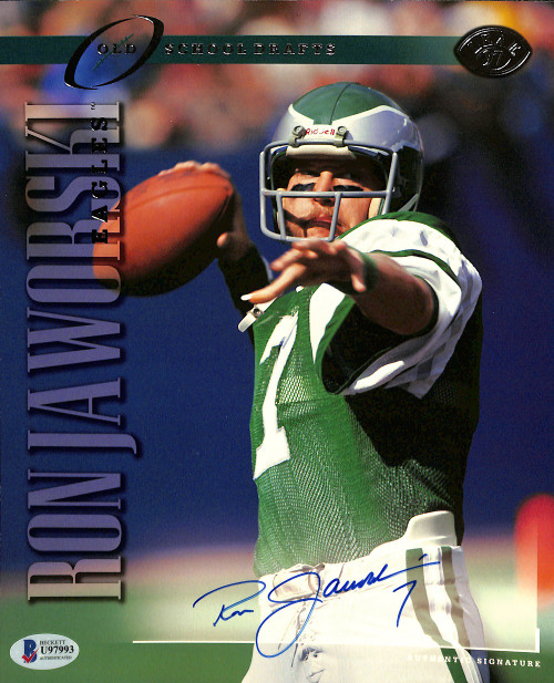 Ron Jaworski Signed Philadelphia Eagles 8x10 Photo BAS
