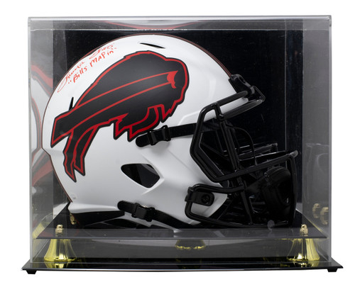 Thurman Thomas Signed FS Lunar Eclipse Spd Replica Helmet w/Case Bills Mafia JSA