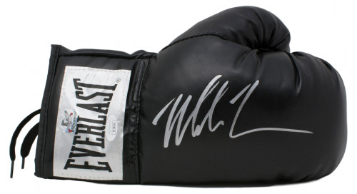 Mike Tyson Signed Black Right Everlast Glove JSA