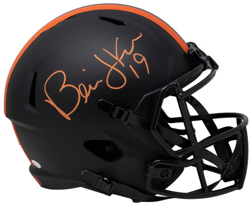 Bernie Kosar Signed Cleveland Browns Full Size Speed Replica Eclipse Helmet JSA