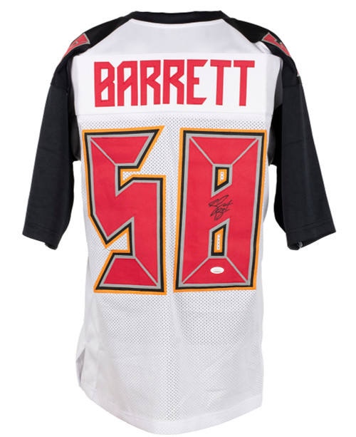 Shaquil Barrett Signed Custom White Pro Style Football Jersey JSA ITP