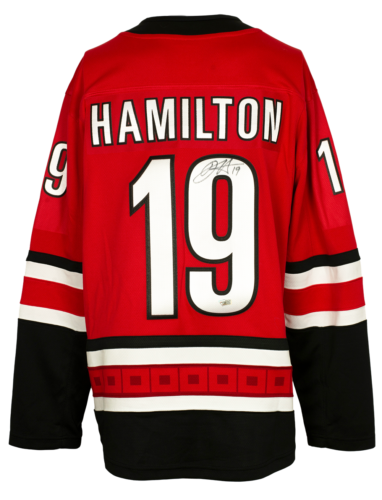 Dougie Hamilton Signed Carolina Hurricanes Red Hockey Jersey Fanatics