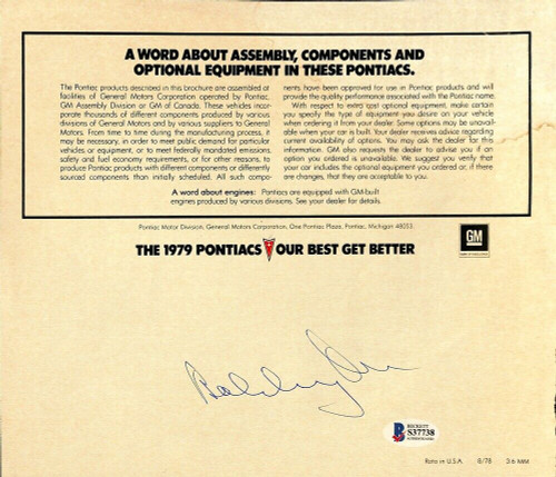 Bobby Orr Signed Boston Bruins Magazine Page BAS