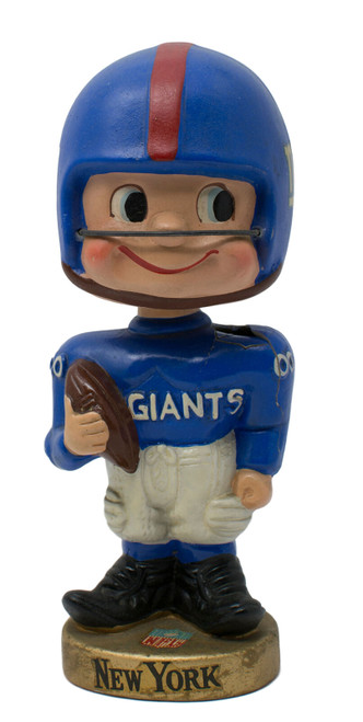 Vintage 1960s New York   Gold Base Toes Up Bobble Head Nodder