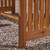 5-Piece Brown Outdoor Furniture Patio Chat Set - Ivory Cushions