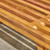 63" Brown Contemporary Handcrafted Rectangular Outdoor Bench