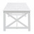 40" White Contemporary Rectangular Coffee Table