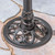 33.5" Copper Brown Vintage Outdoor Bird Bath with Pedestal
