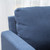 6-Piece Blue Solid Contemporary Sectional Couch with Storage Ottoman 35.5"